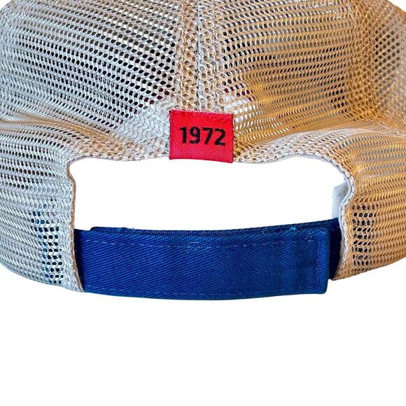 AMS OIL Y2K Style Freedom Trucker Hat Cabincore Lumberjack Utility USA Classic - Picture 5 of 6